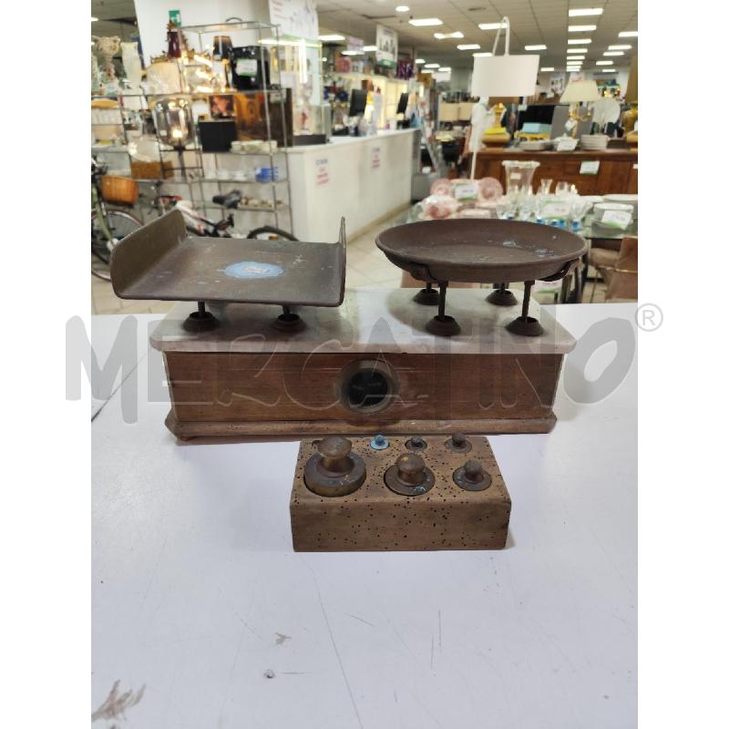 BILANCIA EPOCA PIANO MARMO DA RIV + ACC | Mercatino dell'Usato Roma montemario 1