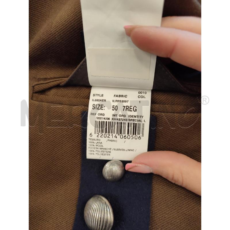 BLAZER UOMO MARRONE LARDINI DOPPIO PETTO | Mercatino dell'Usato Roma montemario 3