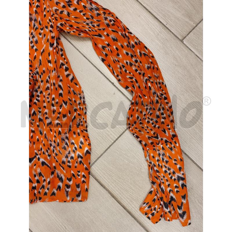 BLUSA DONNA ARANCIO PATRIZIA PEPE MACCHIE GRIGIE | Mercatino dell'Usato Roma montemario 3