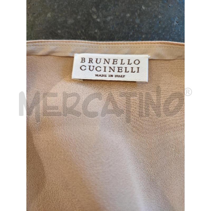 BLUSA DONNA BEIGE BRUNELLO CUCINELLI | Mercatino dell'Usato Roma montemario 2
