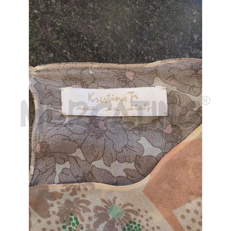 BLUSA DONNA BEIGE  KRISTINA TI FIORI SETA | Mercatino dell'Usato Roma montemario 2