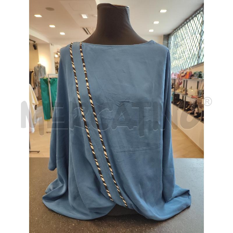 BLUSA DONNA BLU FENDI SETA | Mercatino dell'Usato Roma montemario 1