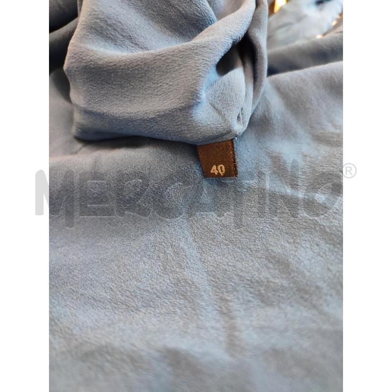 BLUSA DONNA BLU FENDI SETA | Mercatino dell'Usato Roma montemario 3