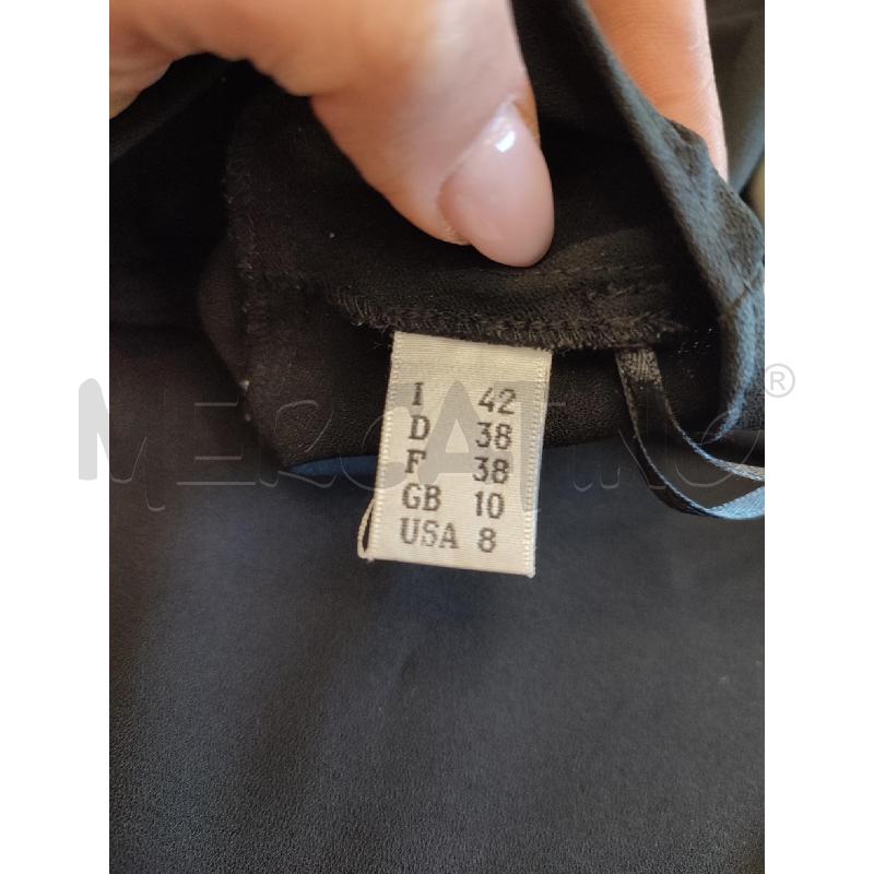BLUSA DONNA NERA MOSCHINO CATENE MANICHE  | Mercatino dell'Usato Roma montemario 2