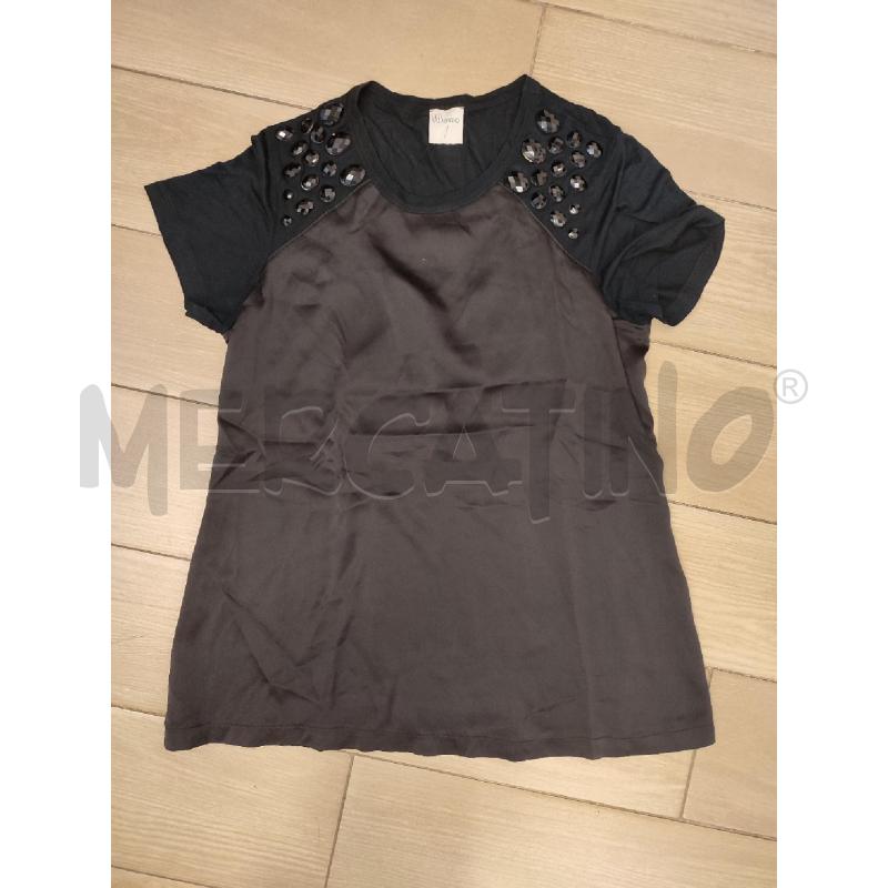 BLUSA DONNA NERA RED VALENTINO PIETRE  | Mercatino dell'Usato Roma montemario 1
