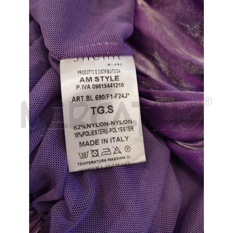 BLUSA DONNA VIOLA JHENIT | Mercatino dell'Usato Roma montemario 3