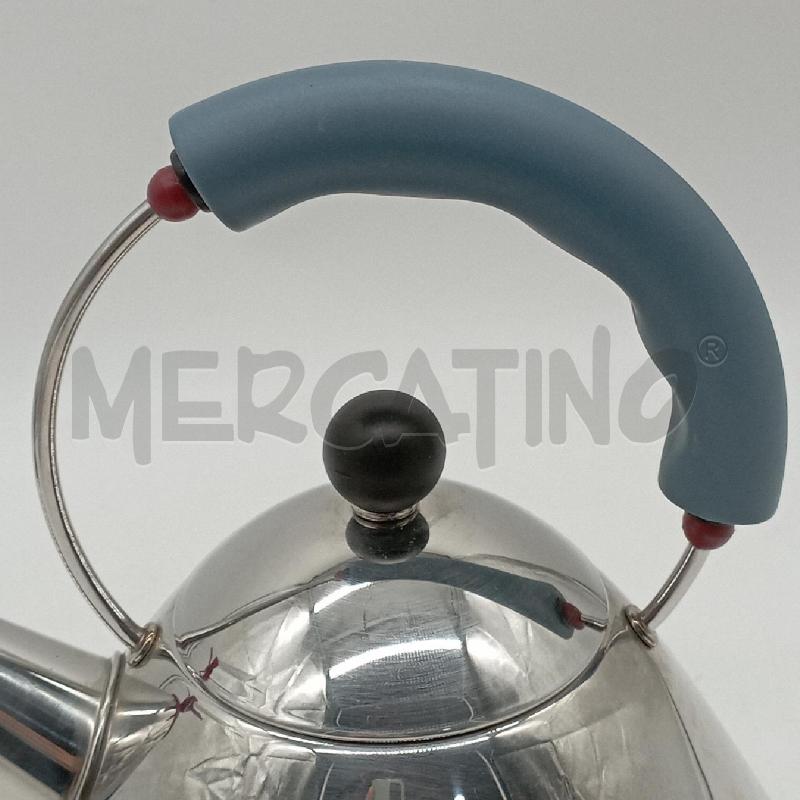 BOLLITORE ALESSI TAPPO UCCELLO MAN BLU | Mercatino dell'Usato Roma montemario 4