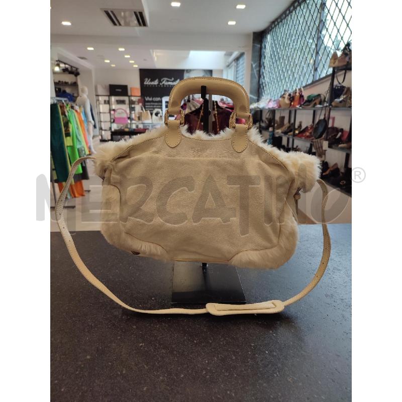 BORSA BIANCA FENDI 2445 8BR529 PELLICCIA | Mercatino dell'Usato Roma montemario 1