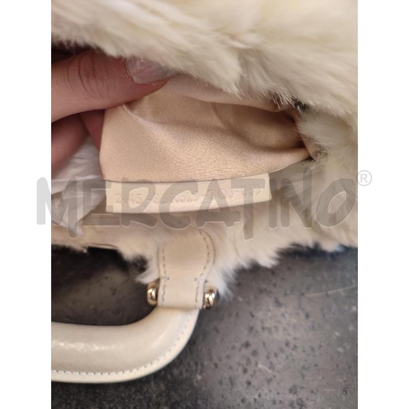 BORSA BIANCA FENDI 2445 8BR529 PELLICCIA | Mercatino dell'Usato Roma montemario 5
