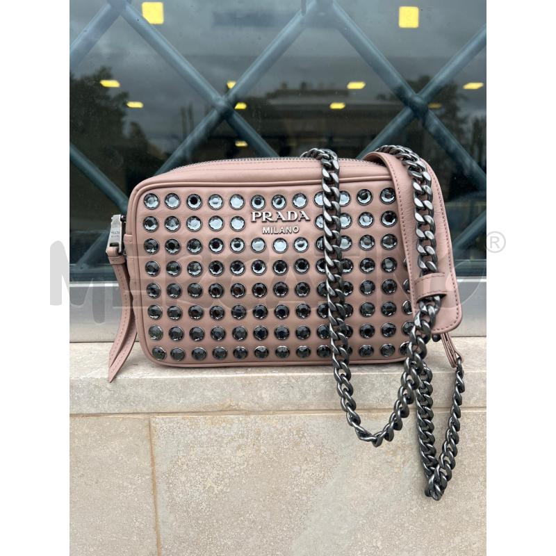 BORSA CIPRIA PRADA DIAGRAMME CRISTALLI+DUST E CARD | Mercatino dell'Usato Roma montemario 1