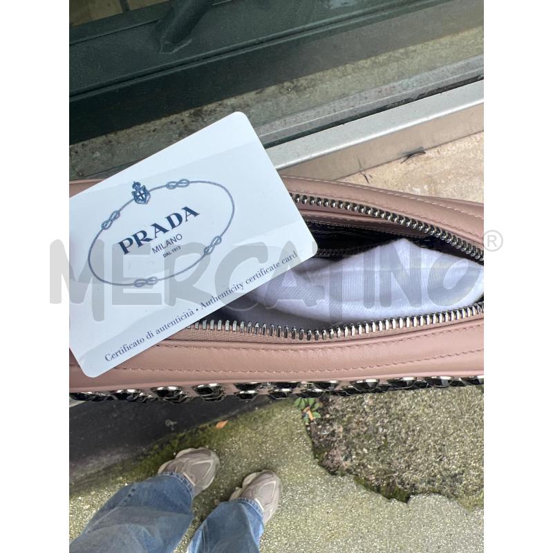 BORSA CIPRIA PRADA DIAGRAMME CRISTALLI+DUST E CARD | Mercatino dell'Usato Roma montemario 4