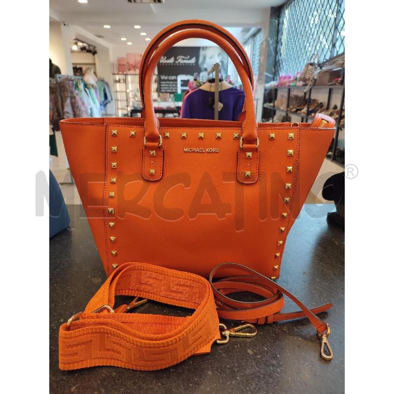 BORSA DONNA ARANCIONE MICHAEL KORS BORCHIE | Mercatino dell'Usato Roma montemario 1