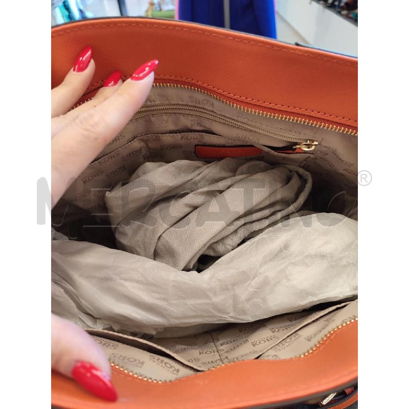 BORSA DONNA ARANCIONE MICHAEL KORS BORCHIE | Mercatino dell'Usato Roma montemario 2