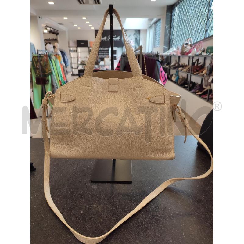 BORSA DONNA BEIGE FURLA GANCIO DORATO | Mercatino dell'Usato Roma montemario 2