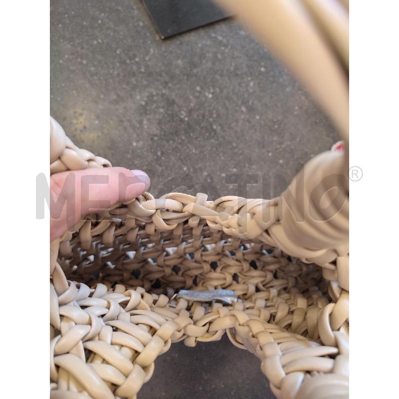 BORSA DONNA BEIGE HIBOURAMA VANNIFIQUE 35X25 | Mercatino dell'Usato Roma montemario 2
