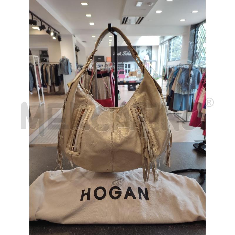 BORSA DONNA BEIGE HOGAN | Mercatino dell'Usato Roma montemario 1