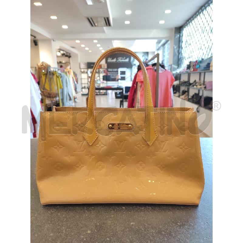 BORSA DONNA BEIGE LOUIS VUITTON WILSHIRE VERNICE MM  | Mercatino dell'Usato Roma montemario 1