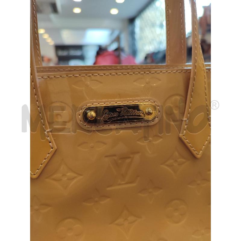 BORSA DONNA BEIGE LOUIS VUITTON WILSHIRE VERNICE MM  | Mercatino dell'Usato Roma montemario 2