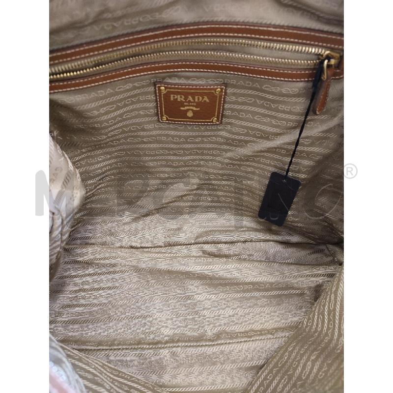 BORSA DONNA BEIGE PRADA TELA  | Mercatino dell'Usato Roma montemario 3
