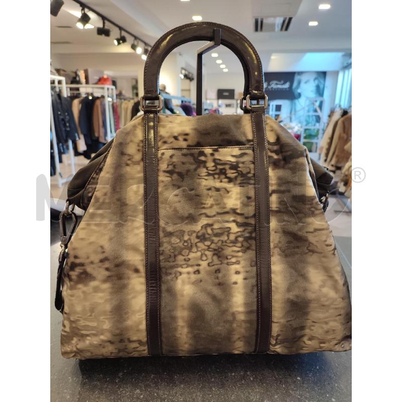 BORSA DONNA BEIGE TELA PRADA ACQUARELLO | Mercatino dell'Usato Roma montemario 3