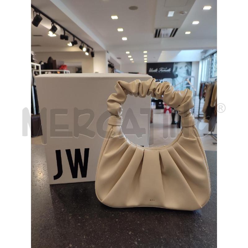 BORSA DONNA BIANCA JW PEI MANICO ARRICCIATO | Mercatino dell'Usato Roma montemario 1