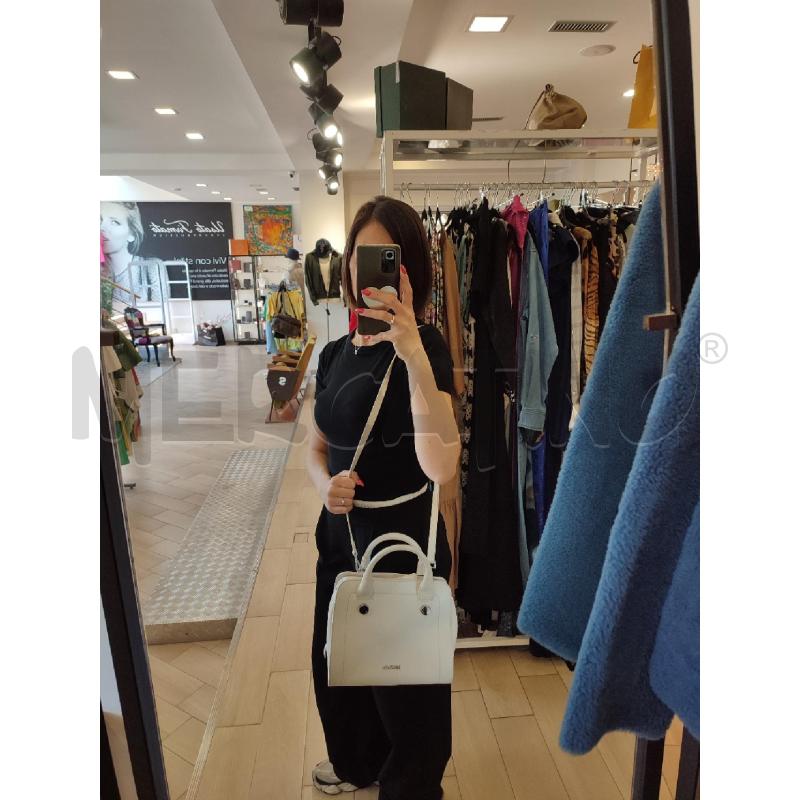 BORSA DONNA BIANCA MAX E CO BAULETTO +TRACOLLA | Mercatino dell'Usato Roma montemario 3