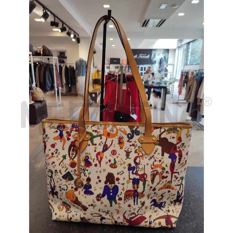 BORSA DONNA BIANCA PIERO GUIDI CIRCUS | Mercatino dell'Usato Roma montemario 1