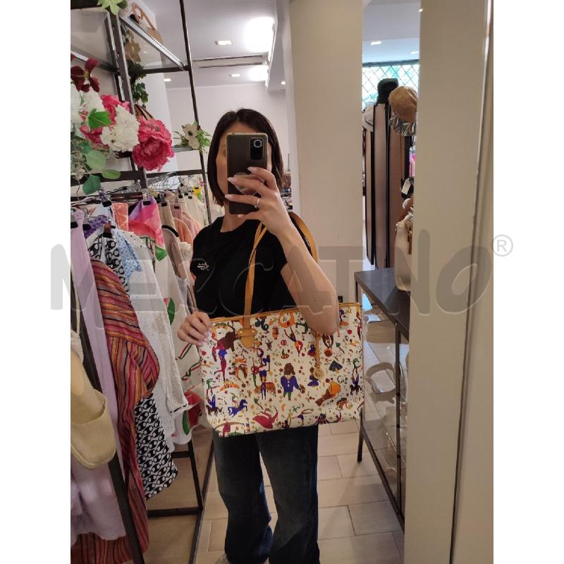 BORSA DONNA BIANCA PIERO GUIDI CIRCUS | Mercatino dell'Usato Roma montemario 4