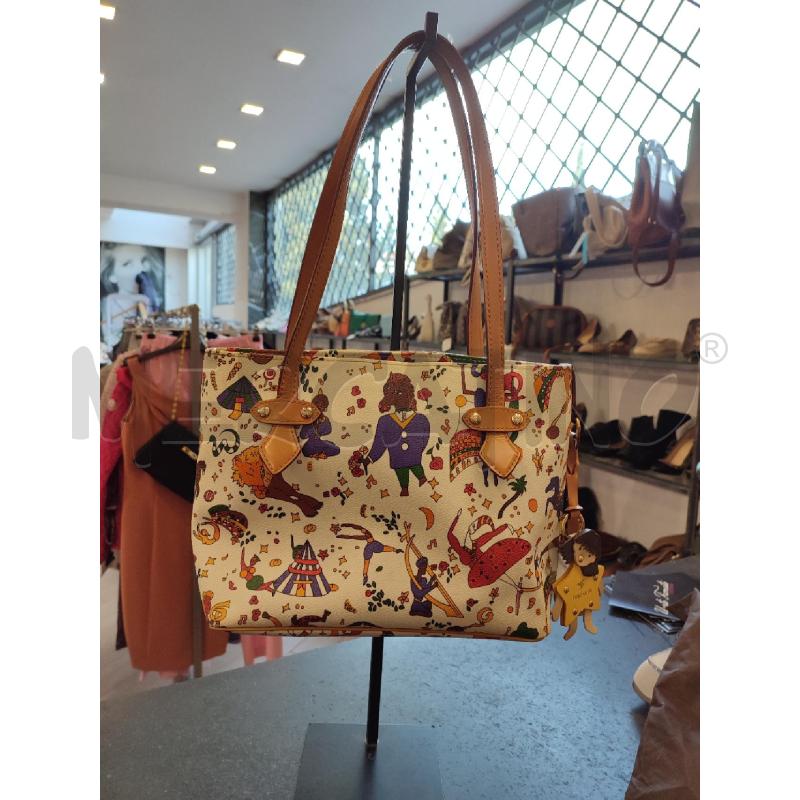 BORSA DONNA BIANCA PIERO GUIDI CIRCUS | Mercatino dell'Usato Roma montemario 1