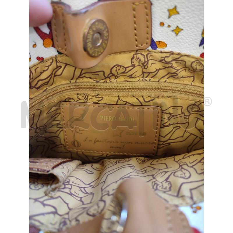 BORSA DONNA BIANCA PIERO GUIDI CIRCUS | Mercatino dell'Usato Roma montemario 2