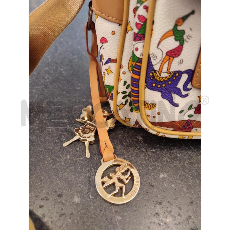 BORSA DONNA BIANCA PIERO GUIDI DUE TASCHE DAVANTI | Mercatino dell'Usato Roma montemario 2