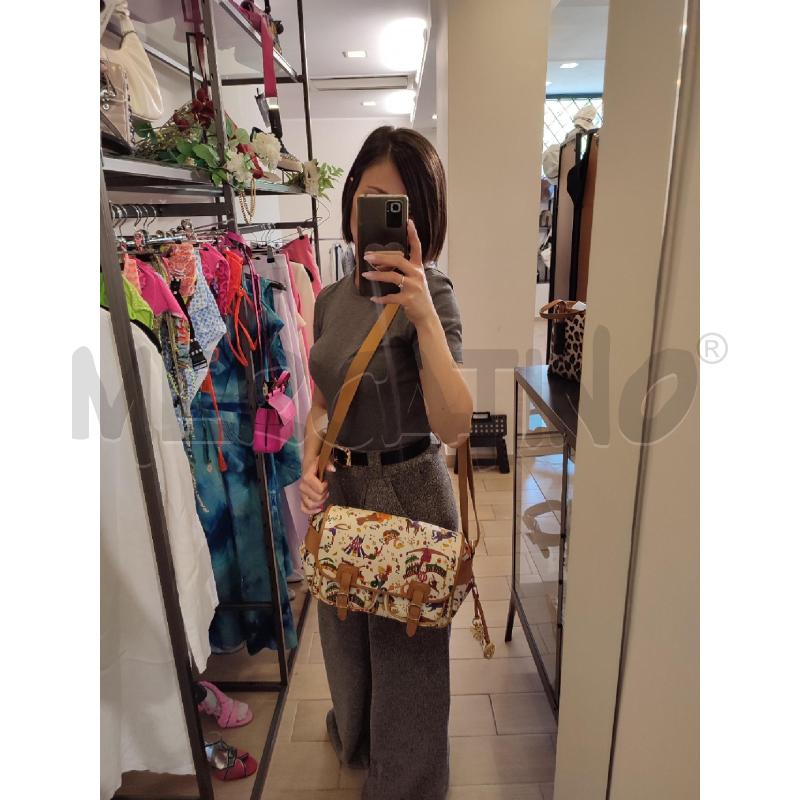 BORSA DONNA BIANCA PIERO GUIDI DUE TASCHE DAVANTI | Mercatino dell'Usato Roma montemario 4