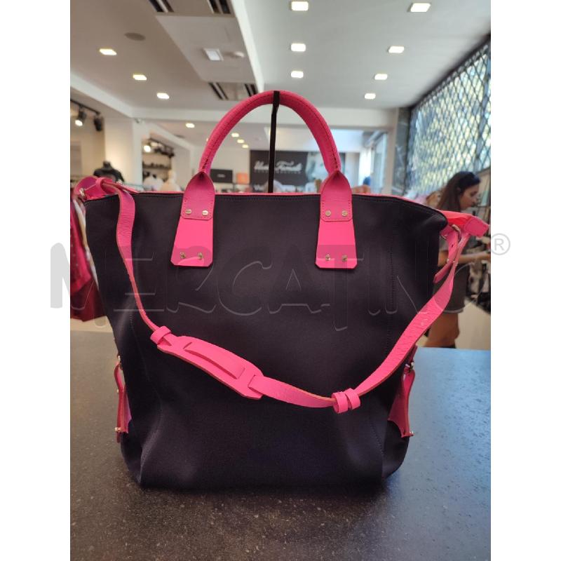 BORSA DONNA BLU ALEXANDER MCQUEEN MANICI DA RIV  | Mercatino dell'Usato Roma montemario 1