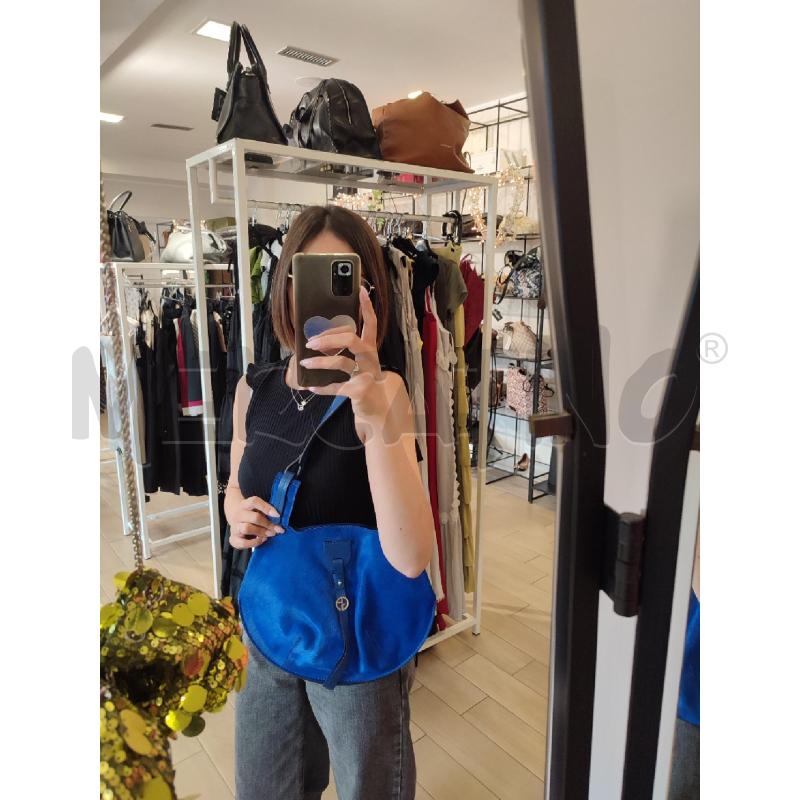 BORSA DONNA BLU ARMANI CAVALLINO | Mercatino dell'Usato Roma montemario 4