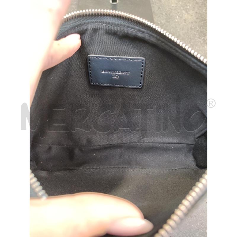 BORSA DONNA BLU BURBERRY BAGUETTE CHECK | Mercatino dell'Usato Roma montemario 2