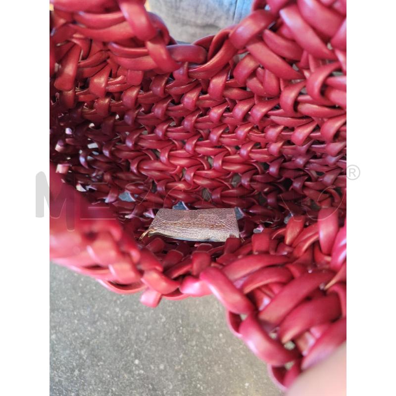 BORSA DONNA BORDEAUX HIBOURAMA VANNIFIQUE 35X25 | Mercatino dell'Usato Roma montemario 3