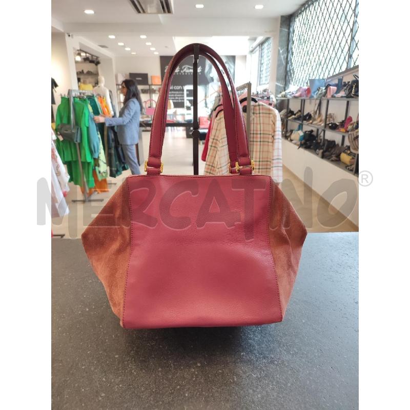 BORSA DONNA BORDEAUX SCAMOSCIATA FENDI 8BN251 | Mercatino dell'Usato Roma montemario 2