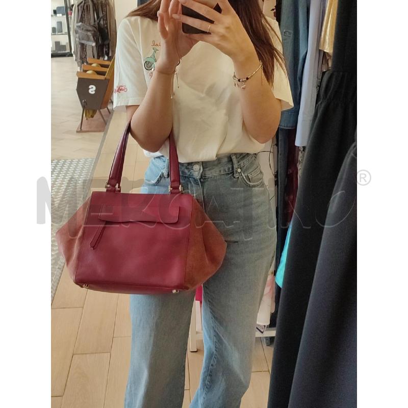 BORSA DONNA BORDEAUX SCAMOSCIATA FENDI 8BN251 | Mercatino dell'Usato Roma montemario 5