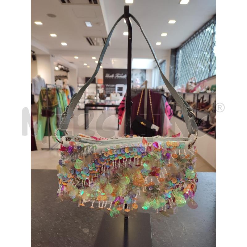 BORSA DONNA CELESTE GAI MATTIOLO PAILLETTES | Mercatino dell'Usato Roma montemario 1