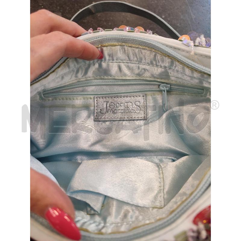 BORSA DONNA CELESTE GAI MATTIOLO PAILLETTES | Mercatino dell'Usato Roma montemario 2