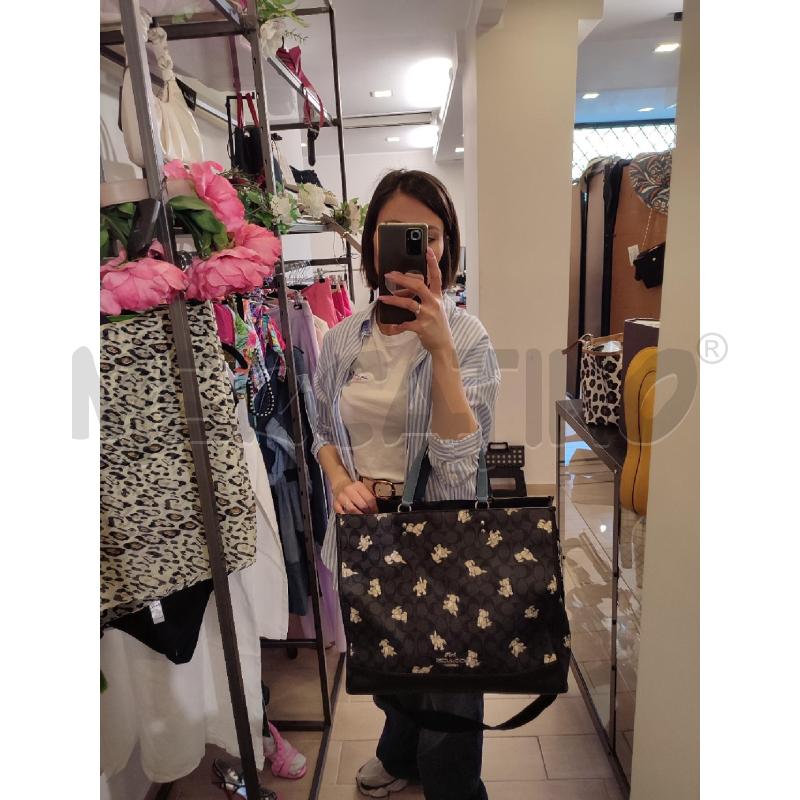 BORSA DONNA GRIGIA COACH ORSETTI | Mercatino dell'Usato Roma montemario 4