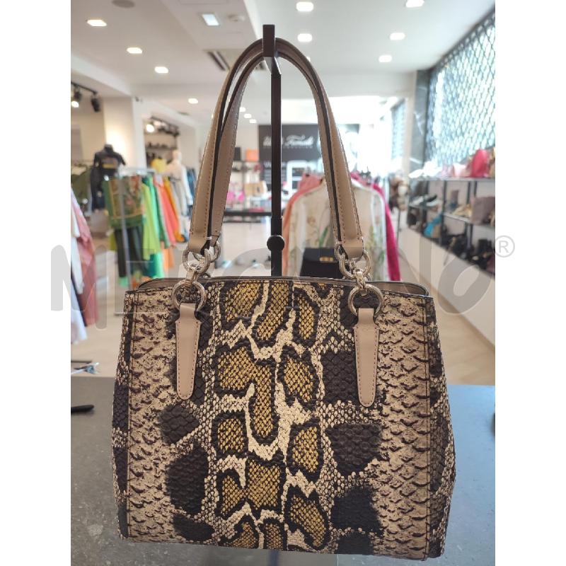 BORSA DONNA GRIGIA COACH SERPENTATA | Mercatino dell'Usato Roma montemario 2