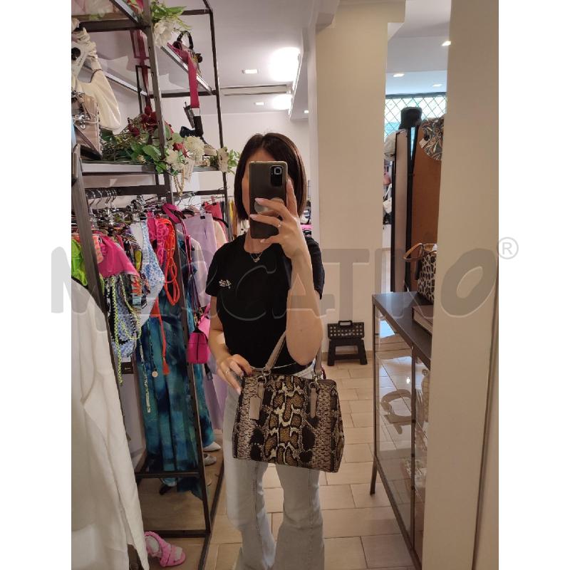 BORSA DONNA GRIGIA COACH SERPENTATA | Mercatino dell'Usato Roma montemario 3