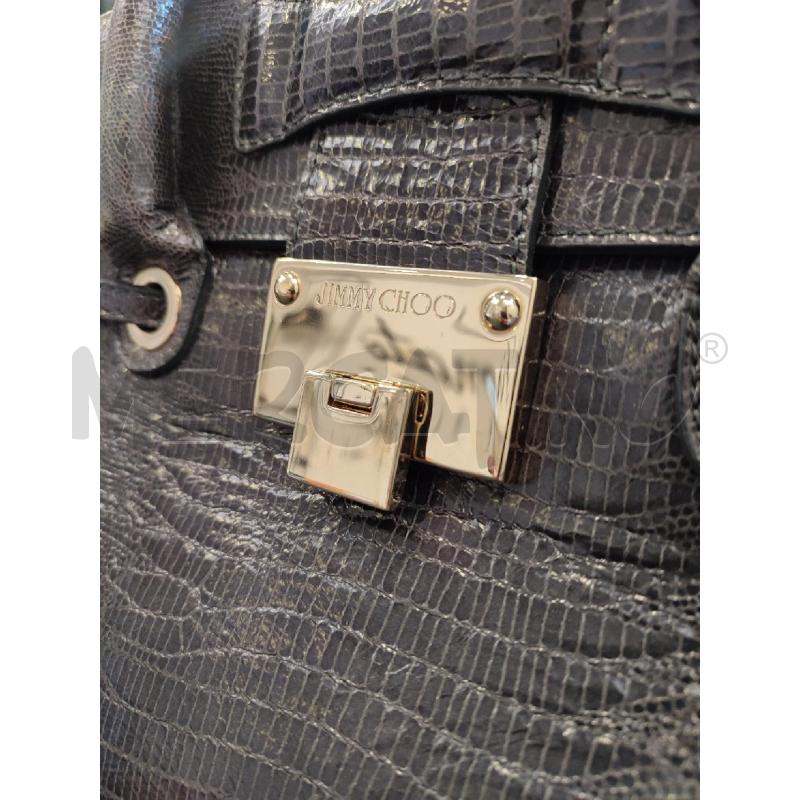 BORSA DONNA GRIGIA JIMMY CHOO+TRACOLLA | Mercatino dell'Usato Roma montemario 2