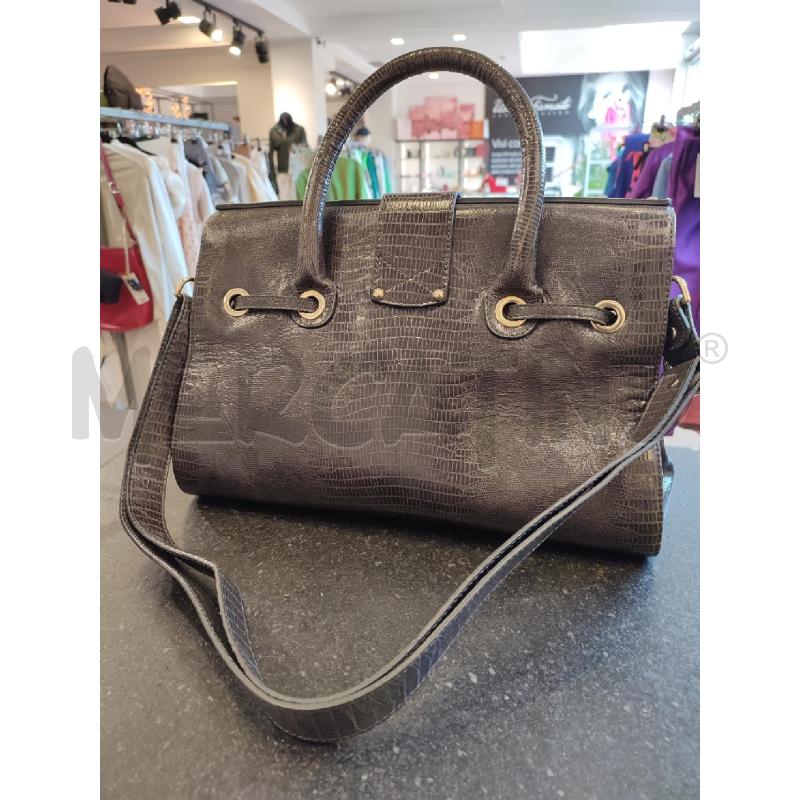 BORSA DONNA GRIGIA JIMMY CHOO+TRACOLLA | Mercatino dell'Usato Roma montemario 3