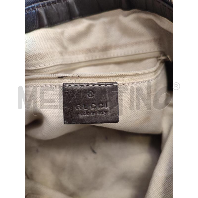 BORSA DONNA GUCCI HOBO MONOGRAM  | Mercatino dell'Usato Roma montemario 3