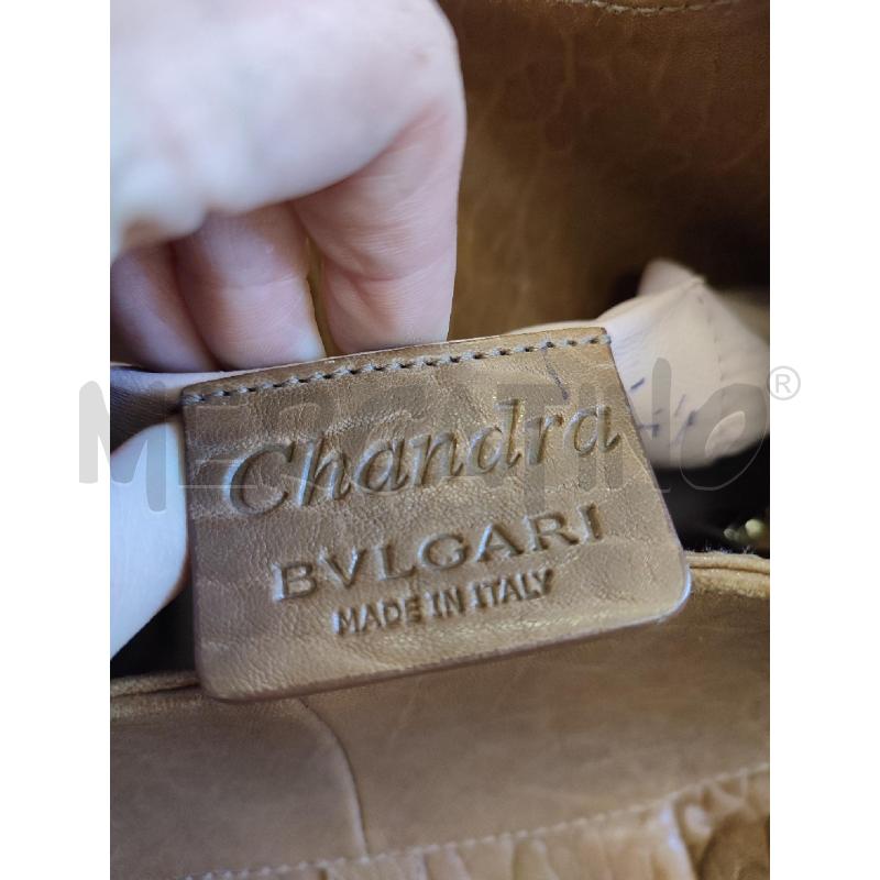 BORSA DONNA MARRONE BULGARI CHANDRA INTERNO DA RIV | Mercatino dell'Usato Roma montemario 4