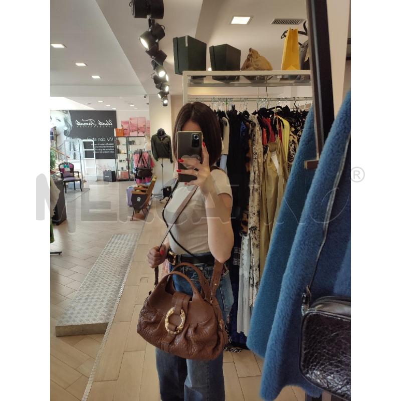 BORSA DONNA MARRONE BULGARI CHANDRA INTERNO DA RIV | Mercatino dell'Usato Roma montemario 5