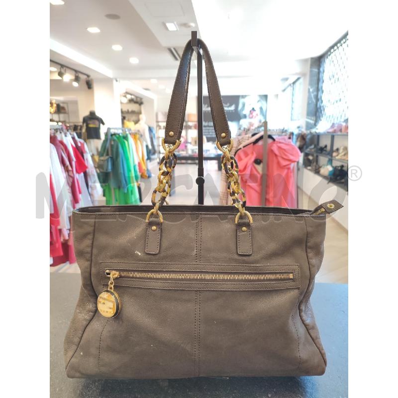 BORSA DONNA MARRONE FENDI TOTE | Mercatino dell'Usato Roma montemario 1