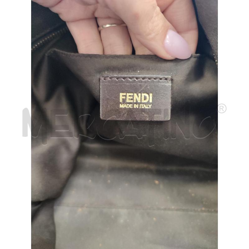 BORSA DONNA MARRONE FENDI TOTE | Mercatino dell'Usato Roma montemario 5